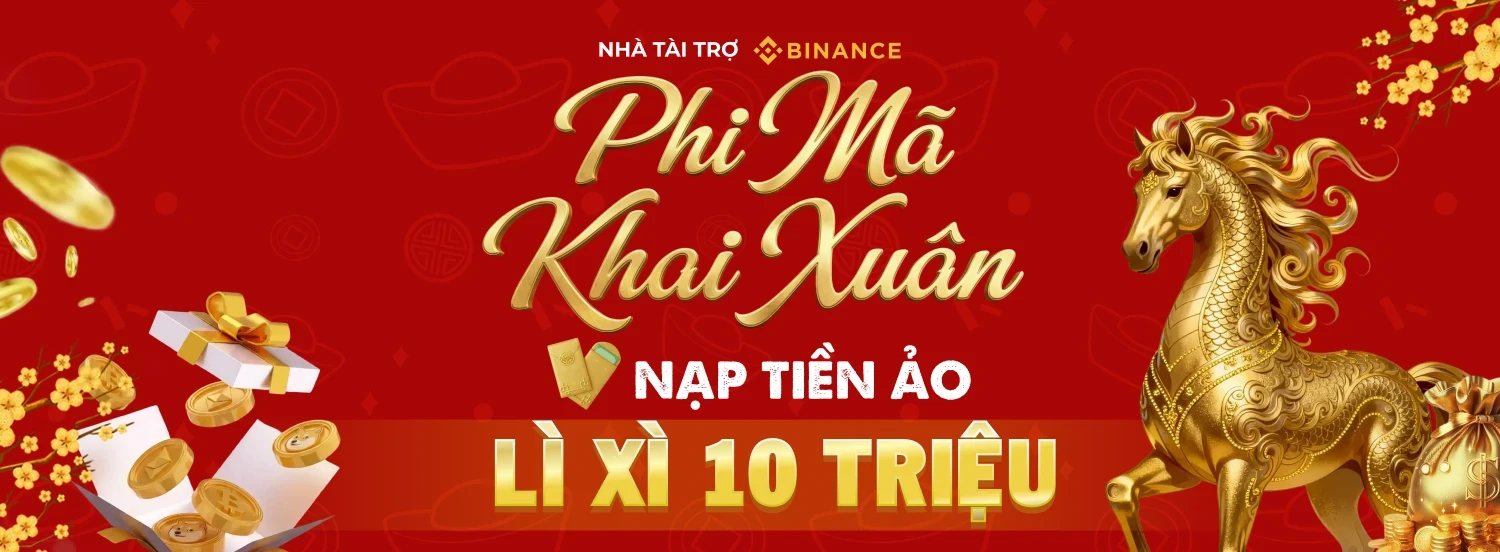 ONE88 [ MEGA CRYPTO ] Phi Mã Khai Xuân - Nạp Tiền Ảo Nhận Ngay Lì Xì 10 Triệu VND